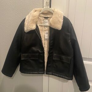Abercrombie Vegan Leather Jacket